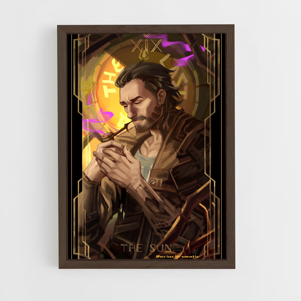 Poster La Sorcière des Ombres – affiche League Of Legends (vue 5)